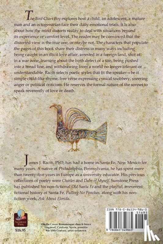 Raciti, James J - The Bird Chart Boy, Poems