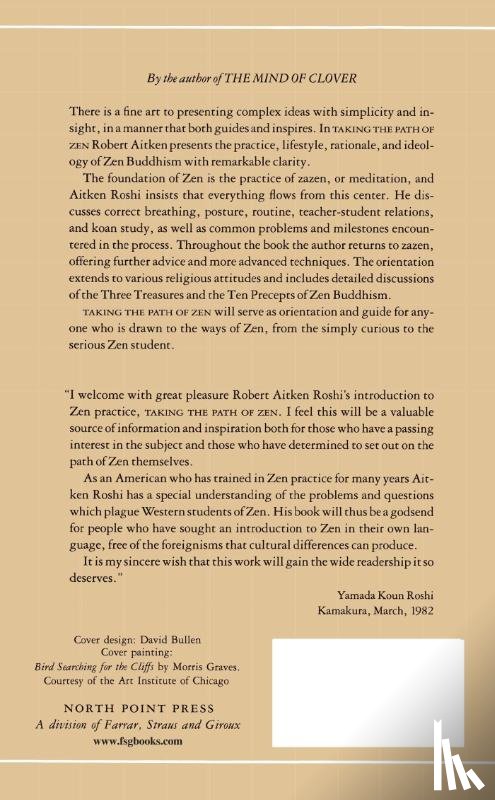 Aitken, Robert - Taking the Path of Zen