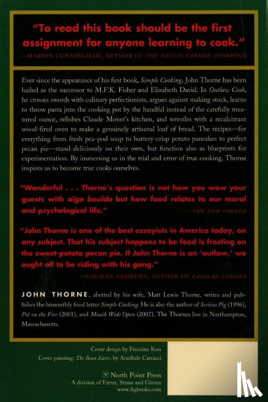 Thorne, John, Thorne, Matt Lewis, Thorne, Brian Ed. - Outlaw Cook