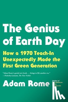 Rome, Adam - The Genius of Earth Day