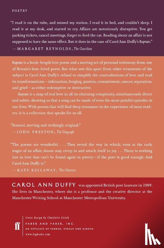 Duffy, Carol Ann - Rapture
