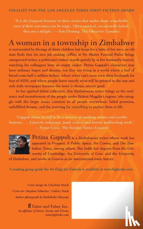 Gappah, Petina - An Elegy for Easterly