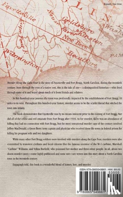 Morgan, David T. - Murder Along The Cape Fear: A North Carolina Town In The Twentieth Century (H692/Mrc)