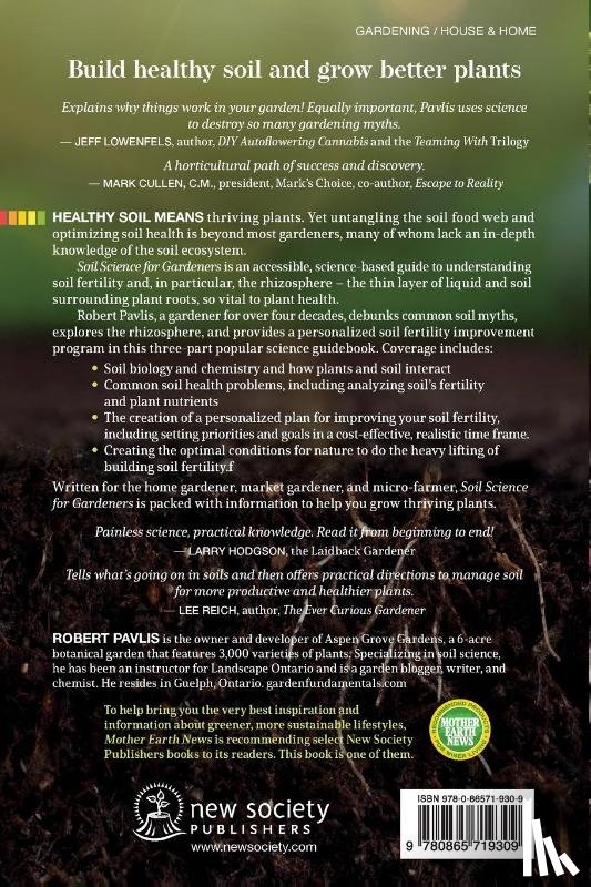 Pavlis, Robert - Soil Science for Gardeners