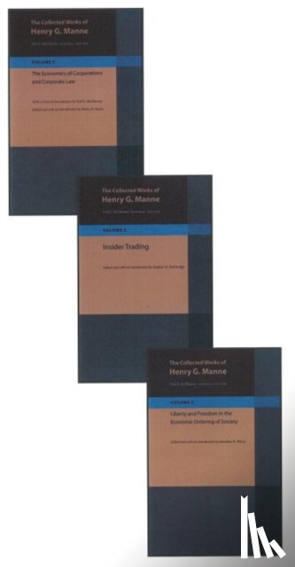  - Collected Works of Henry G Manne: 3-Volume Set