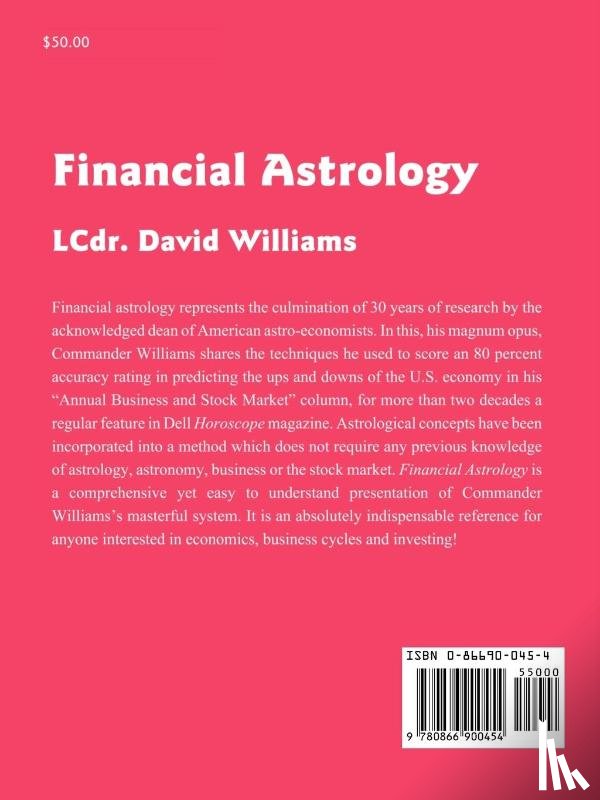 Williams, Dr David - Financial Astrology