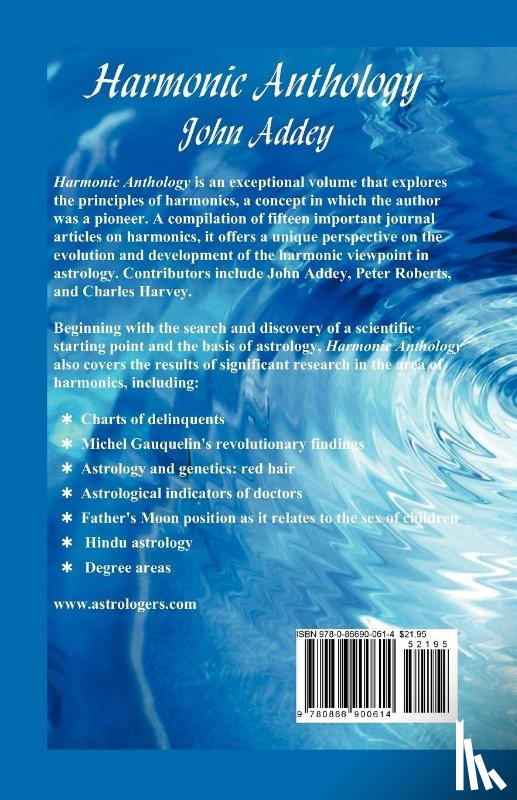 Addey, John - Harmonic Anthology