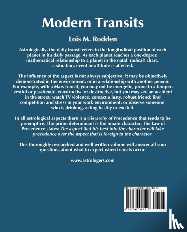 Rodden, Lois - Modern Transits
