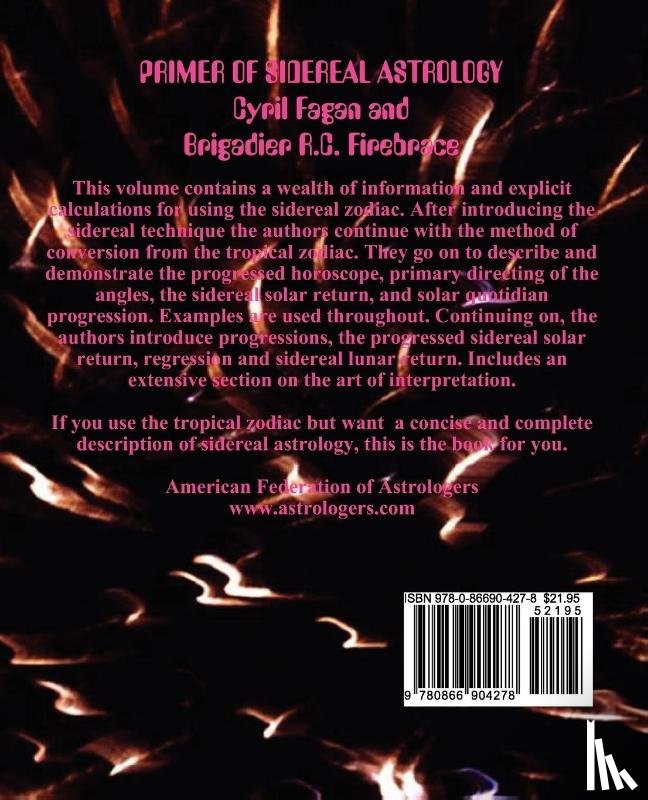 Fagan, Cyril, Firebrace, Roy - Primer of Sidereal Astrology