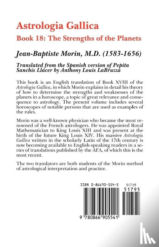 Morin, J-B - Astrologia Gallica Book Eighteen
