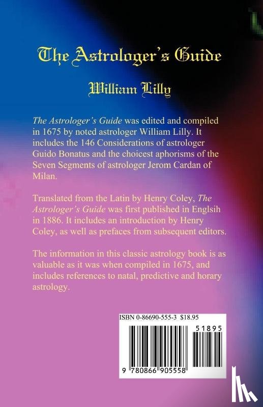 Lilly, William - The Astrologer's Guide