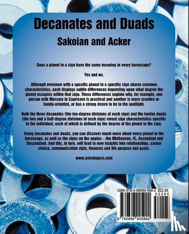 Sakoian, Frances, Acker, Louis - Decanates and Duads