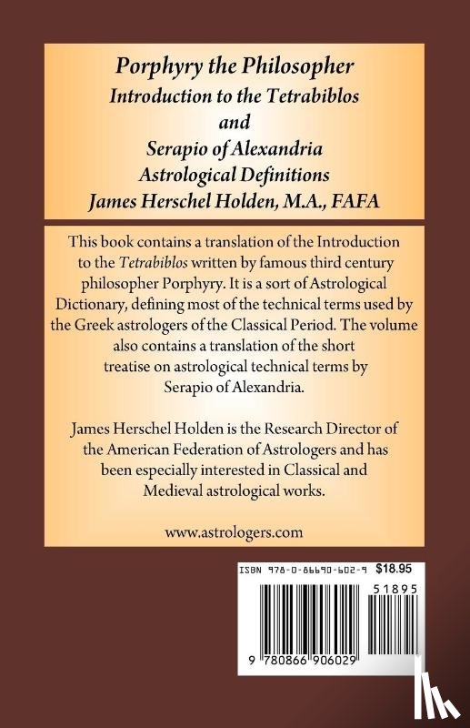 Porphyry, Serapio - Porphyry the Philosopher