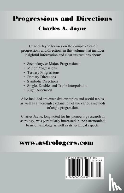 Jayne, Charles A - Progressions and Directions