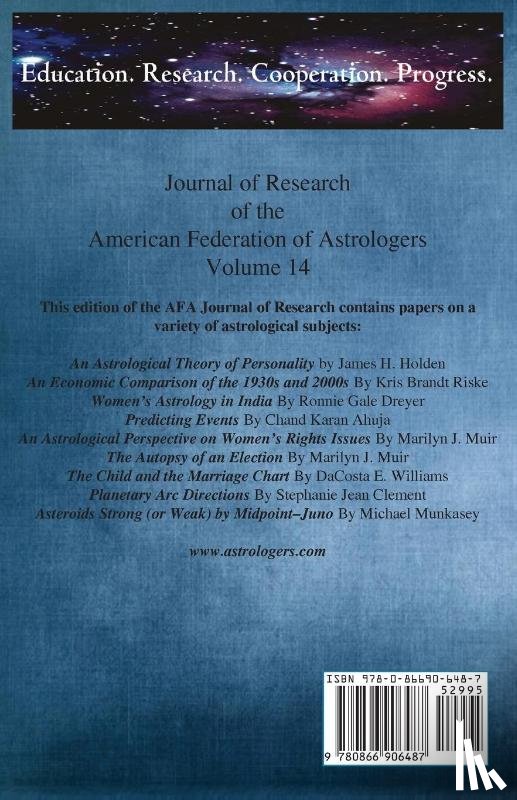  - AFA Journal of Research Vol. 14