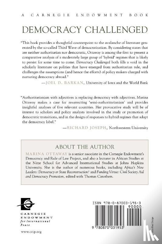 Ottaway, Marina - Democracy Challenged