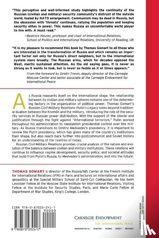 Gomart, Thomas - Russian Civil-Military Relations