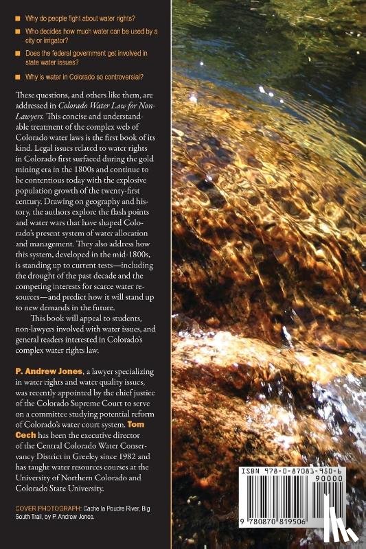 Jones, P. Andrew, Cech, Tom - Colorado Water Law for Non-Lawyers
