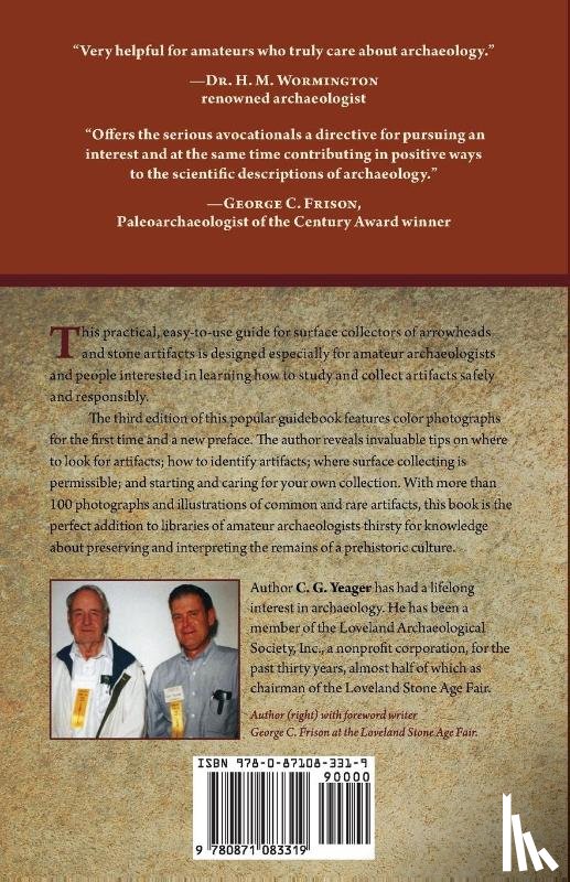 Yeager, C.G. - Arrowheads and Stone Artifacts, Third Edition