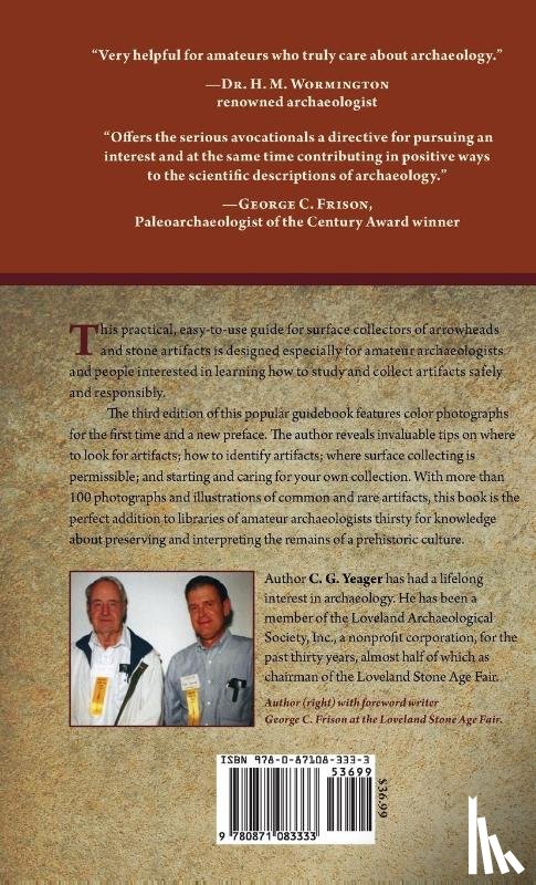 Yeager, C.G. - Arrowheads and Stone Artifacts, Third Edition