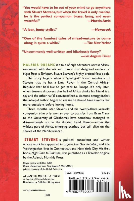Stevens, Stuart - Stevens, S: Malaria Dreams