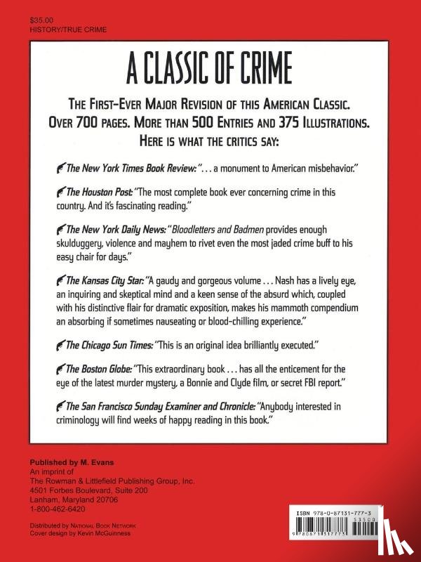 Nash, Jay Robert - Bloodletters and Badmen