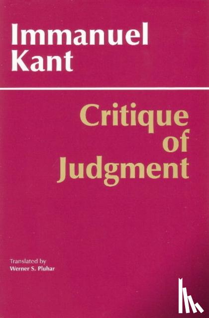 Kant, Immanuel - Critique of Judgment