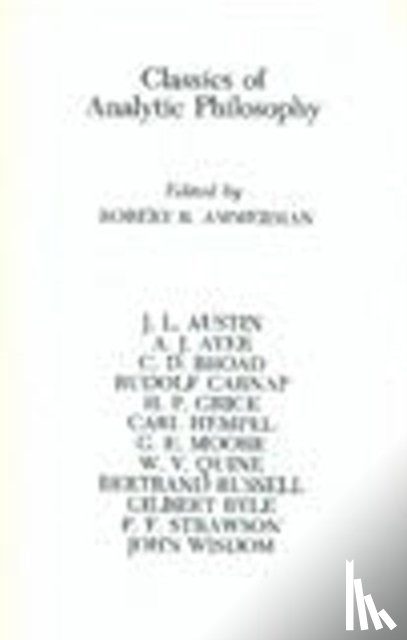  - Classics of Analytic Philosophy