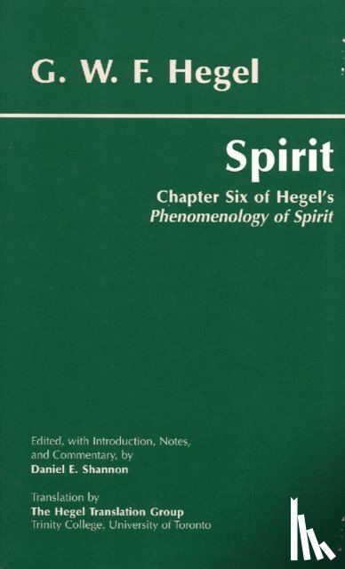 Hegel, G. W. F. - Spirit