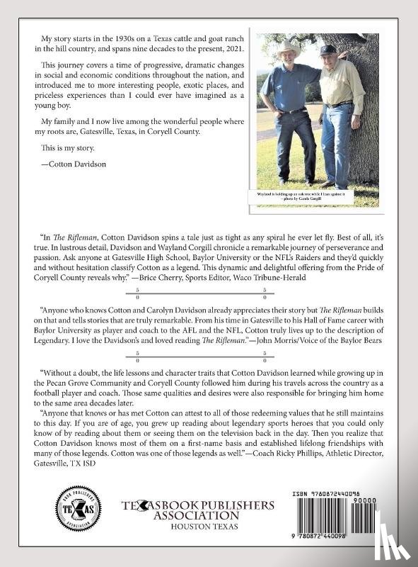 Corgill, Wayland, Davidson, Cotton - Cotton Davidson - The Rifleman of the AFL