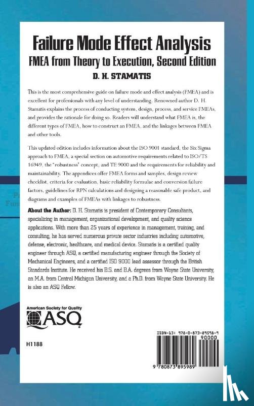 Stamatis, D. H. - Failure Mode and Effect Analysis