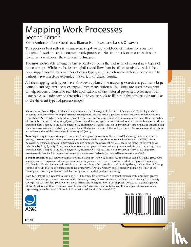 Andersen, Bjorn, Fagerhaug, Tom, Henriksen, Bjornar - Mapping Work Processes