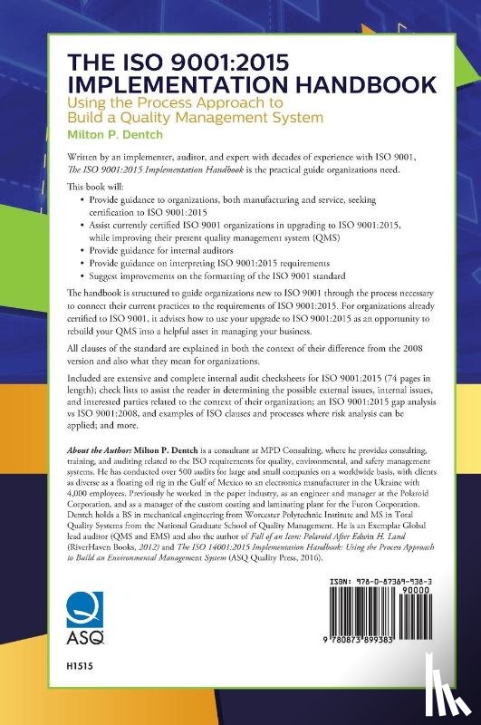 Dentch, Milton P - The ISO 9001