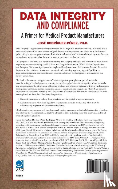 Rodriguez-Perez, Jose - Data Integrity and Compliance