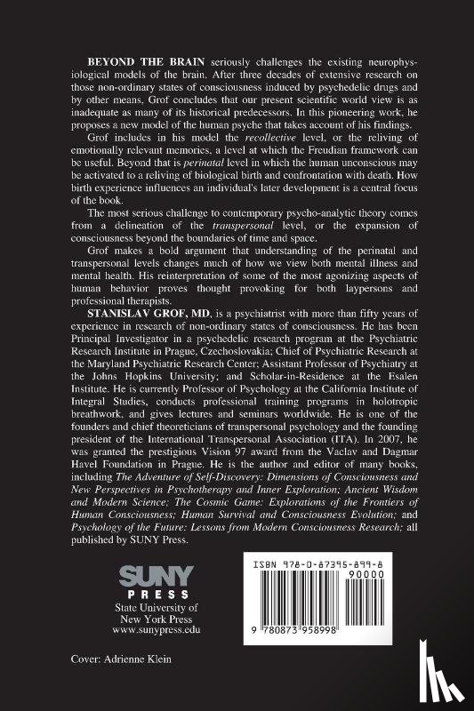 Grof, Stanislav - Beyond the Brain