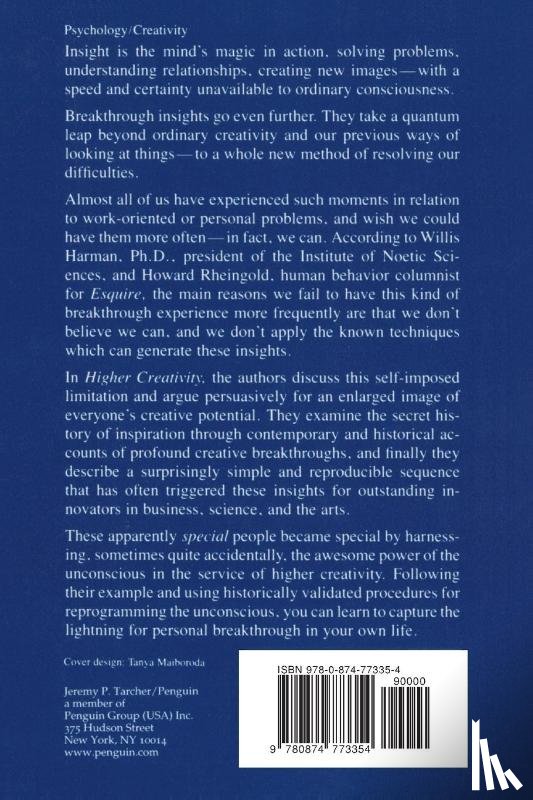 Harman, Willis W., Rheingold, Howard - Higher Creativity