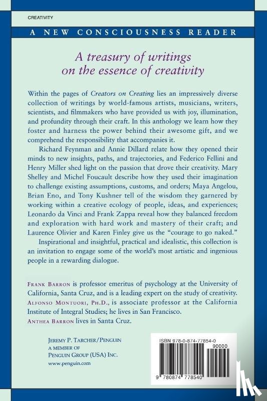 Barron, Frank - Creators on Creating