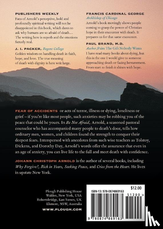 Arnold, Johann Christoph - Be Not Afraid