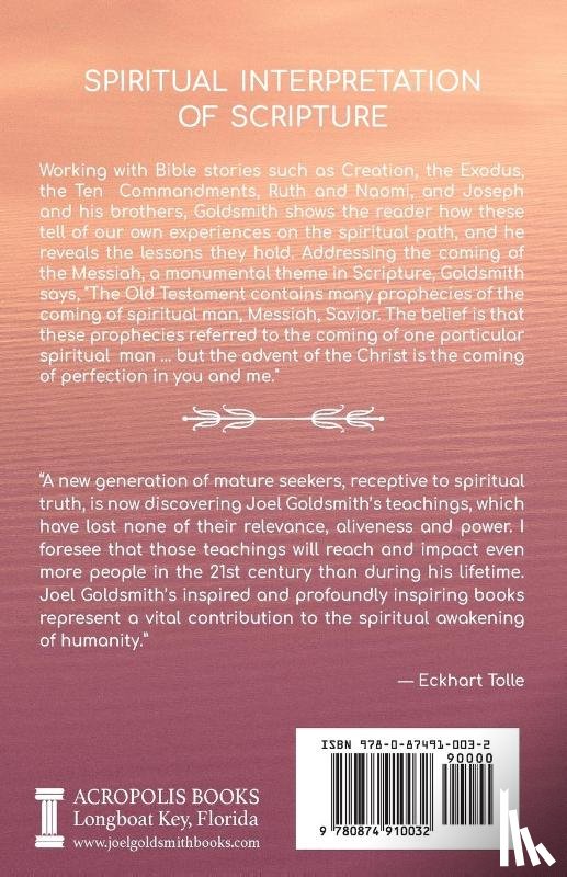 Goldsmith, Joel S. - Spiritual Interpretation of Scripture