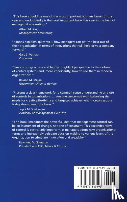 Simons, Robert - Levers of Control