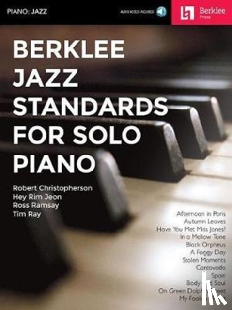 Hal Leonard Corp - Berklee Jazz Standards for Solo Piano (Book/Online Audio)