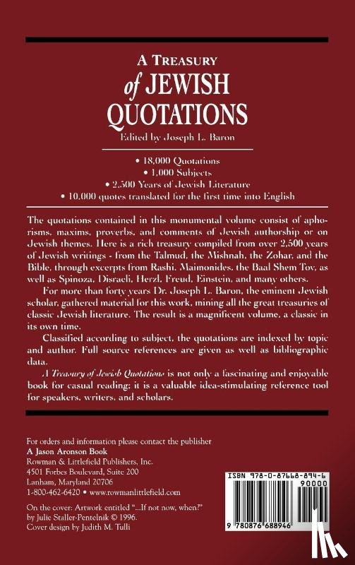  - A Treasury of Jewish Quotations