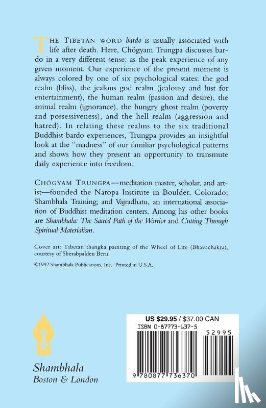 C Trungpa - Transcending Madness