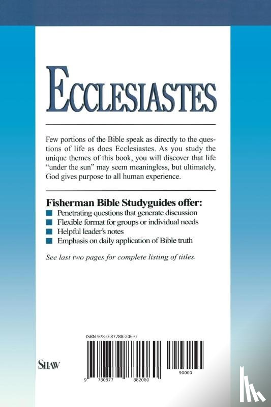 Board, Stephen - A Ecclesiastes: Time for Everything