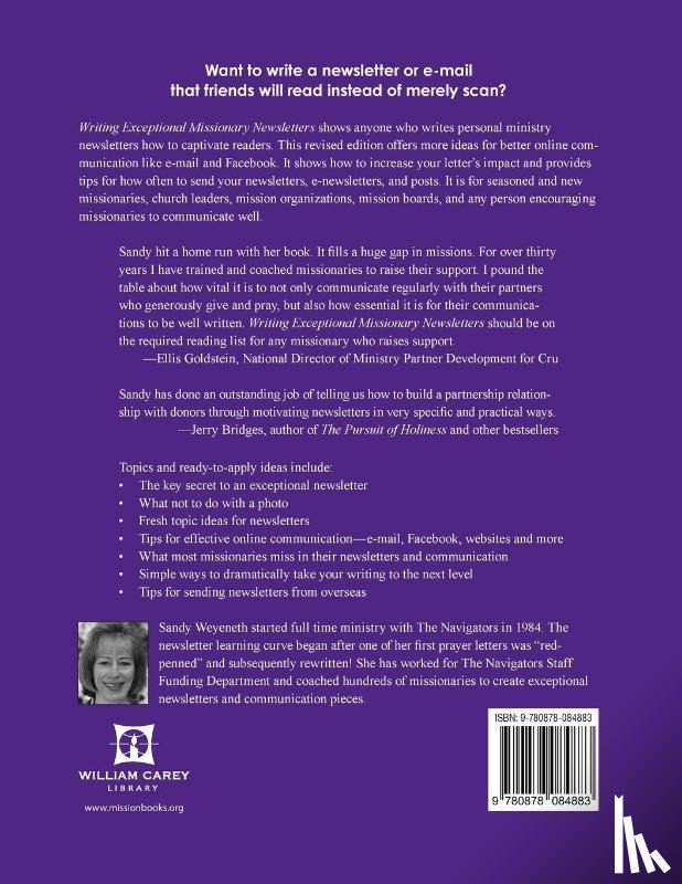 Weyeneth, Sandra M - Writing Exceptional Missionary Newsletters