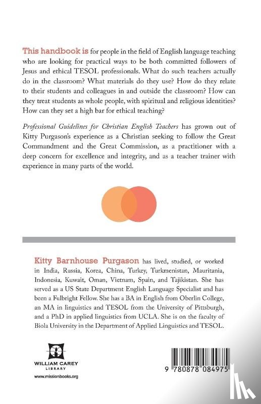 Purgason, Kitty - Professional Guidelines for Christian English Teachers
