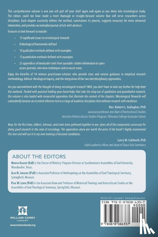  - Missiological Research