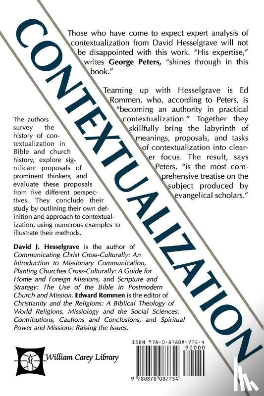 Hesselgrave, David J, Rommen, Edward - Contextualization