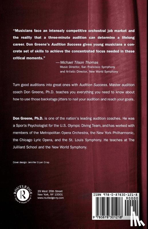 Greene, Don - Audition Success