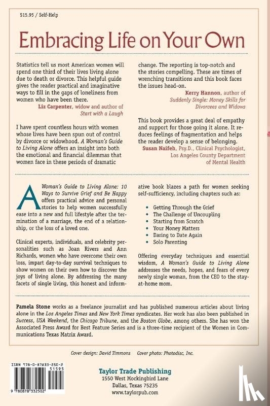 Stone, Pamela - A Woman's Guide to Living Alone